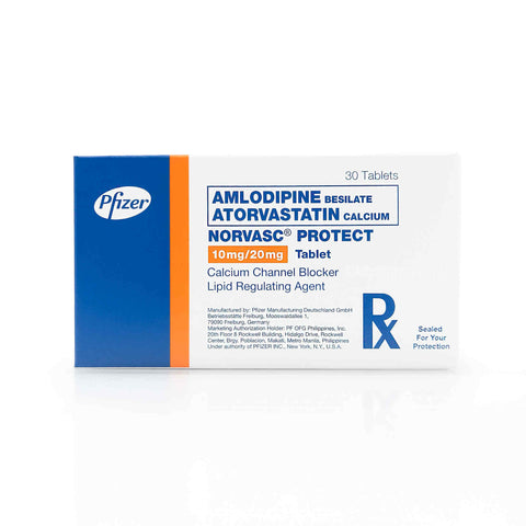 Norvasc® Protect 10mg/20mg Tablets