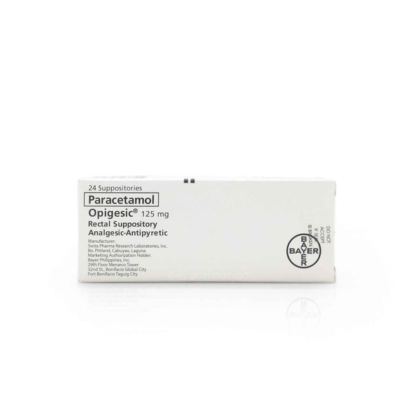 Opigesic® 125mg Rectal Suppositorry