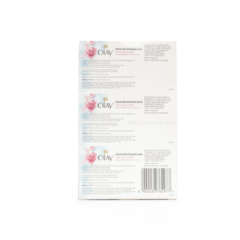 Olay® Skin Whitening Bar with Rose & Milk 60g 3s