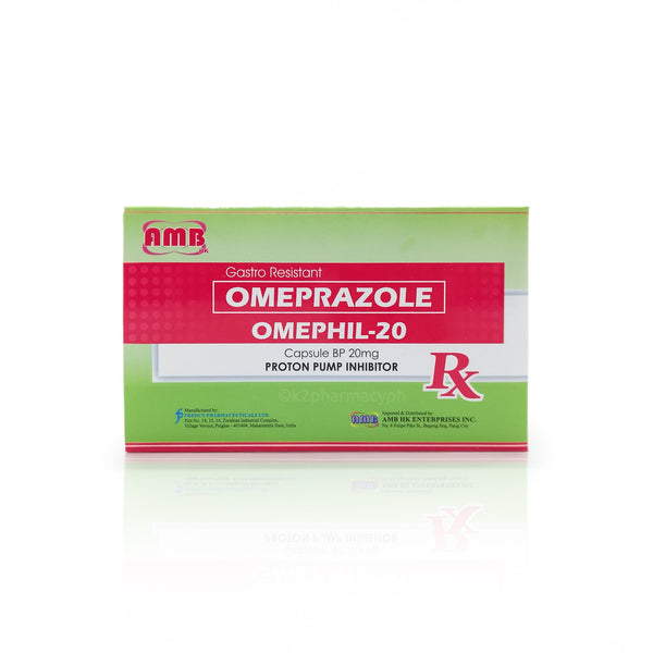 Omephil-20 Omeprazole 20mg Capsules