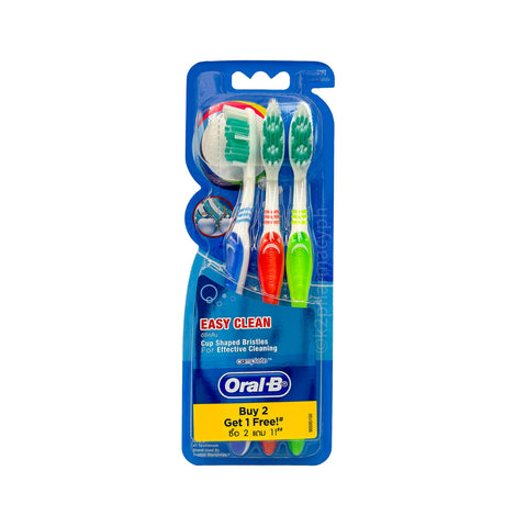 Oral B Easy Clean Toothbrush Promo Pack 2+1