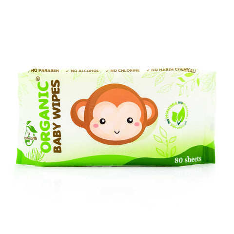 Organic® Baby Wipes Pack of 80s