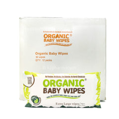 Organic® Baby Wipes Pack of 30s Extra Large