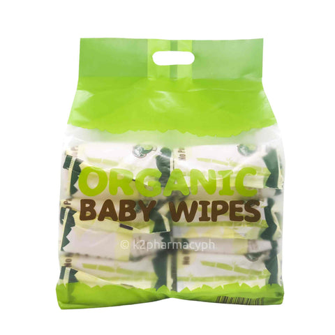 Organic® Baby Wipes Pack of 80s with Cap