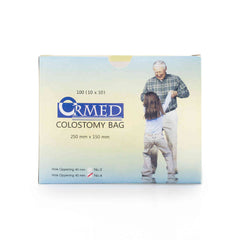 Ormed Colostomy Bag 250mm x 150mm 4 Large