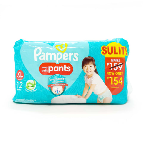 Pampers Easy Palit Pants XL 12's