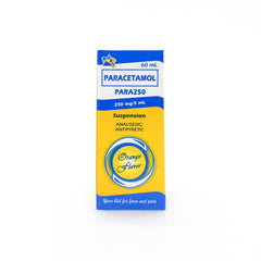 Para250 250mg/5ml Paracetamol Orange Suspension 60ml