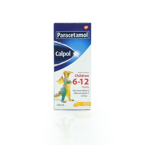 Calpol® Paracetamol Suspension 250mg (6-12 years old) Orange