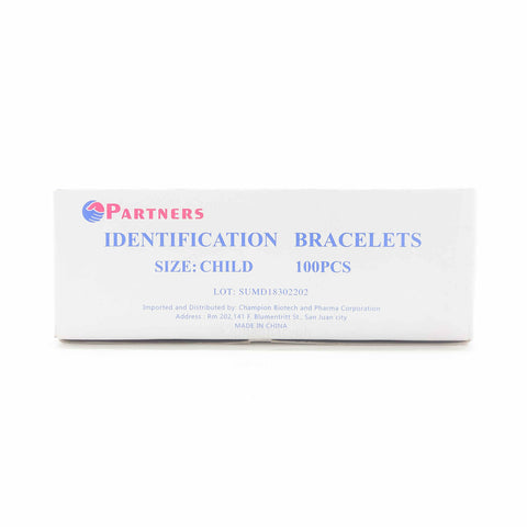 Partners Identification Bracelet Child Pink