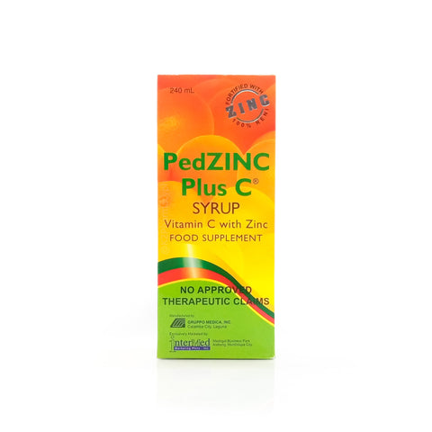 Pedzinc Plus C® Syrup 240mL