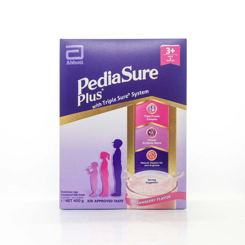 PediaSure Plus® Pre-School Age Powdered Milk Strawberry Flavor 400 g