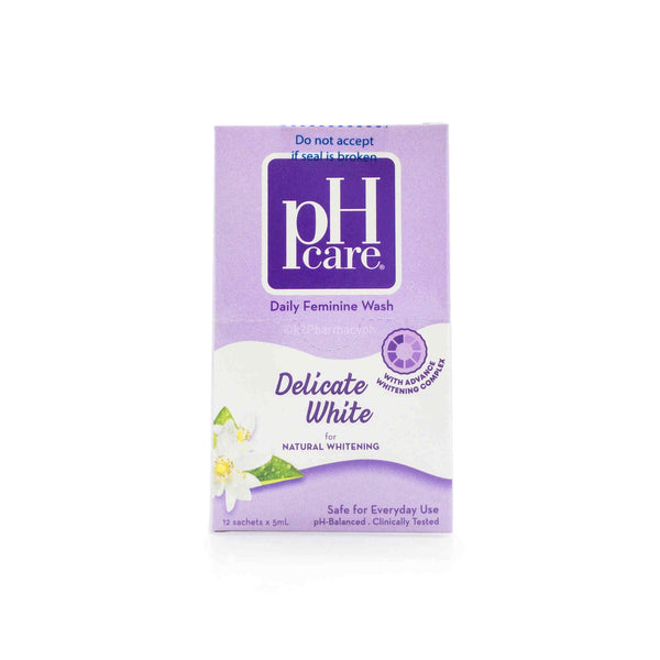 Ph Care® Daily Feminine Wash Delicate White 12 x 5mL