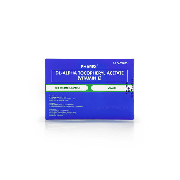 Pharex 400 IU Softgel Capsules