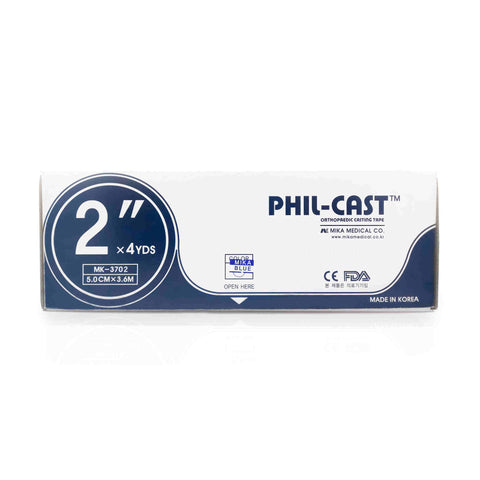 Phil-Cast™ Orthopaedic Casting Tape 2inx4yds Mika Blue