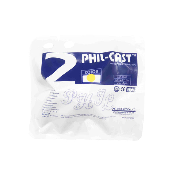 Phil-Cast™ Orthopaedic Casting Tape 2 inx4yds Yellow