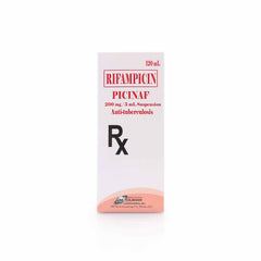 Picinaf 200mg/5mL Rifampicin Strawberry Suspension 120mL