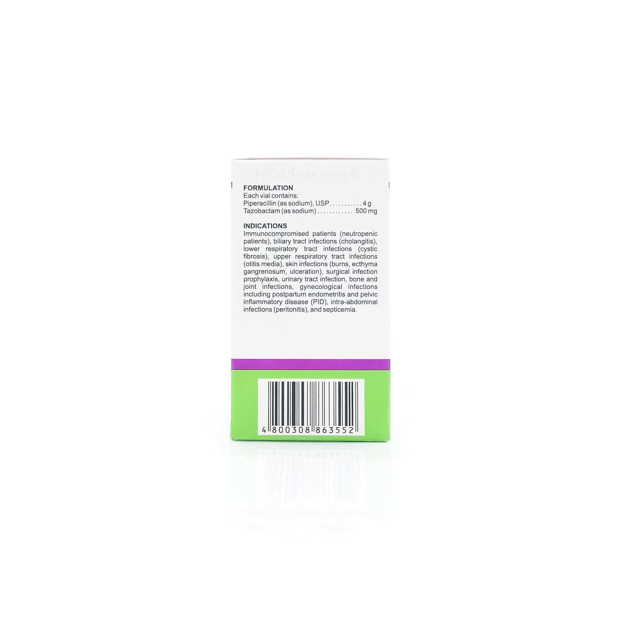 Vigocid Piperacillin Tazobactam 4g / 500mg Lyophilized Sterile Powder ...