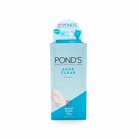 Pond's Acne Clear Facial Foam 12 x 10g