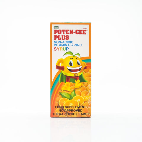 Poten-Cee® Plus Non-Acidic Syrup Orange Flavor 60mL