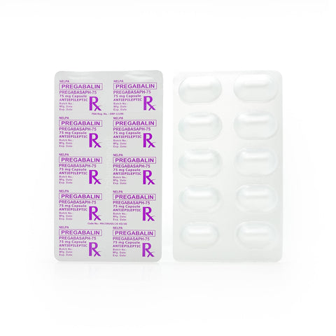 Pregabasaph-75 Pregabalin 75mg Capsule