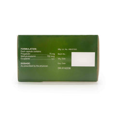 Pregmax M-75 Pregabalin + Methylcobalamin 75mg / 750mcg Capsule