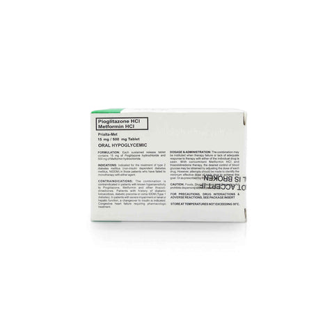 Prialta-Met 15mg / 500mg Tablet