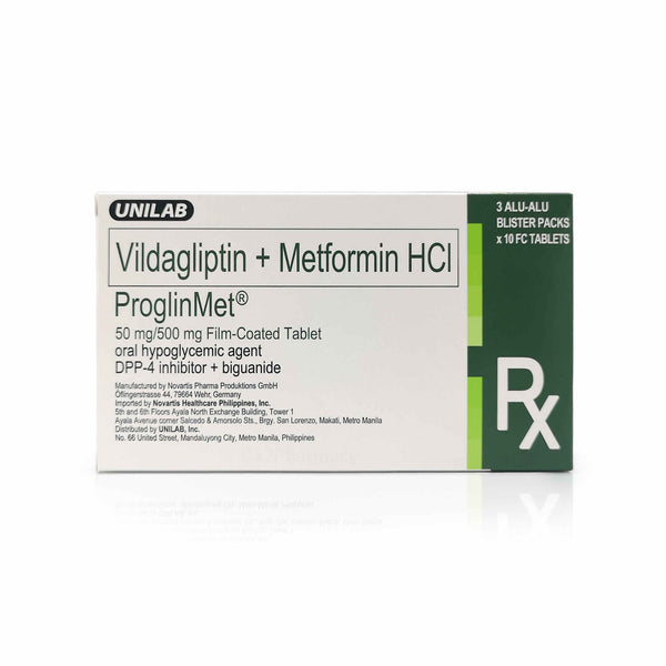 ProglinMet® 50mg / 500mg Film-Coated Tablet