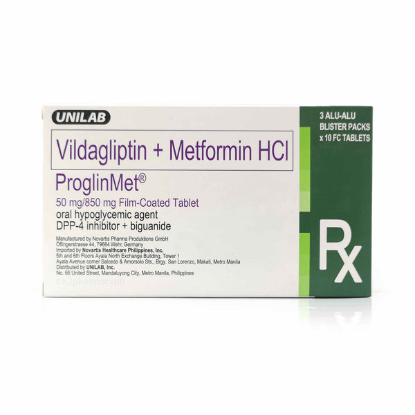 ProglinMet® 50mg / 850mg Film-Coated Tablet