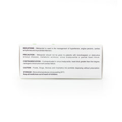 Prometin Metoprolol Tartrate 50mg Tablet