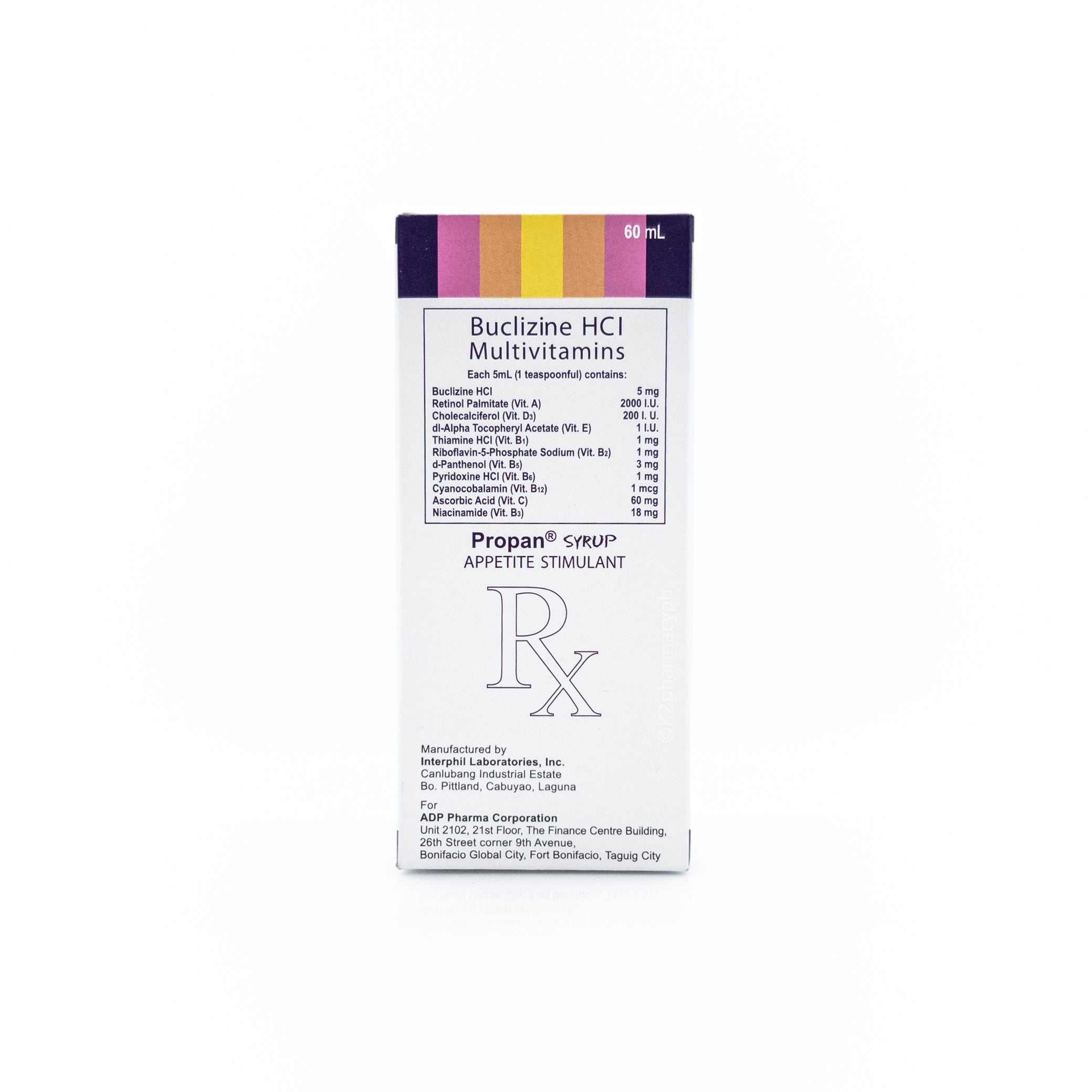 Propan Generic Propan® Syrup 60mL
