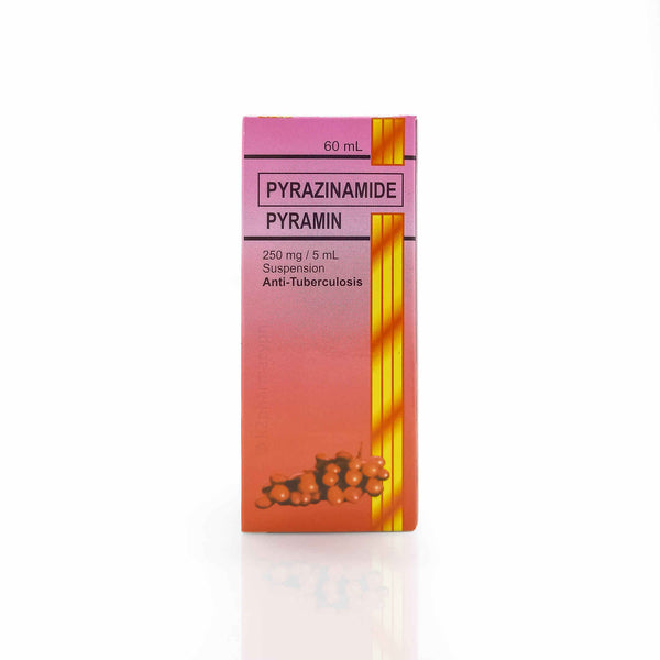 Pyramin 250mg/5mL Pyrazinamide Suspension 60mL