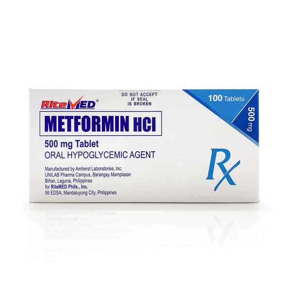 Ritemed® Metformin HCI 500mg Tablet