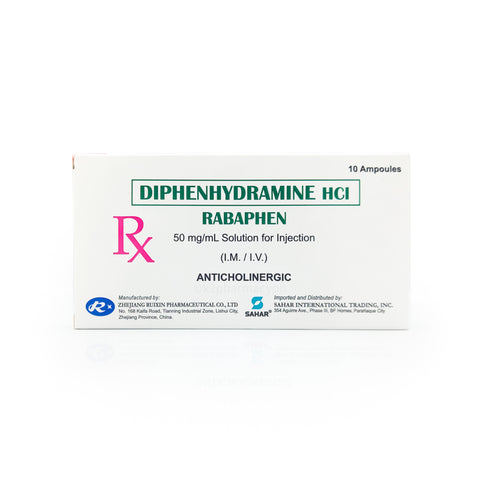 Rabaphen Diphenhydramine HCI 50mg/mL