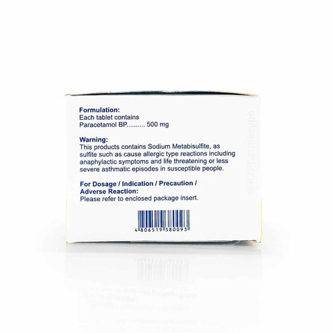 Rapidol 500mg Paracetamol Tablet 10s