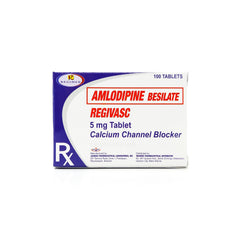 Regivasc Amlodipine Besilate 5mg Tablet