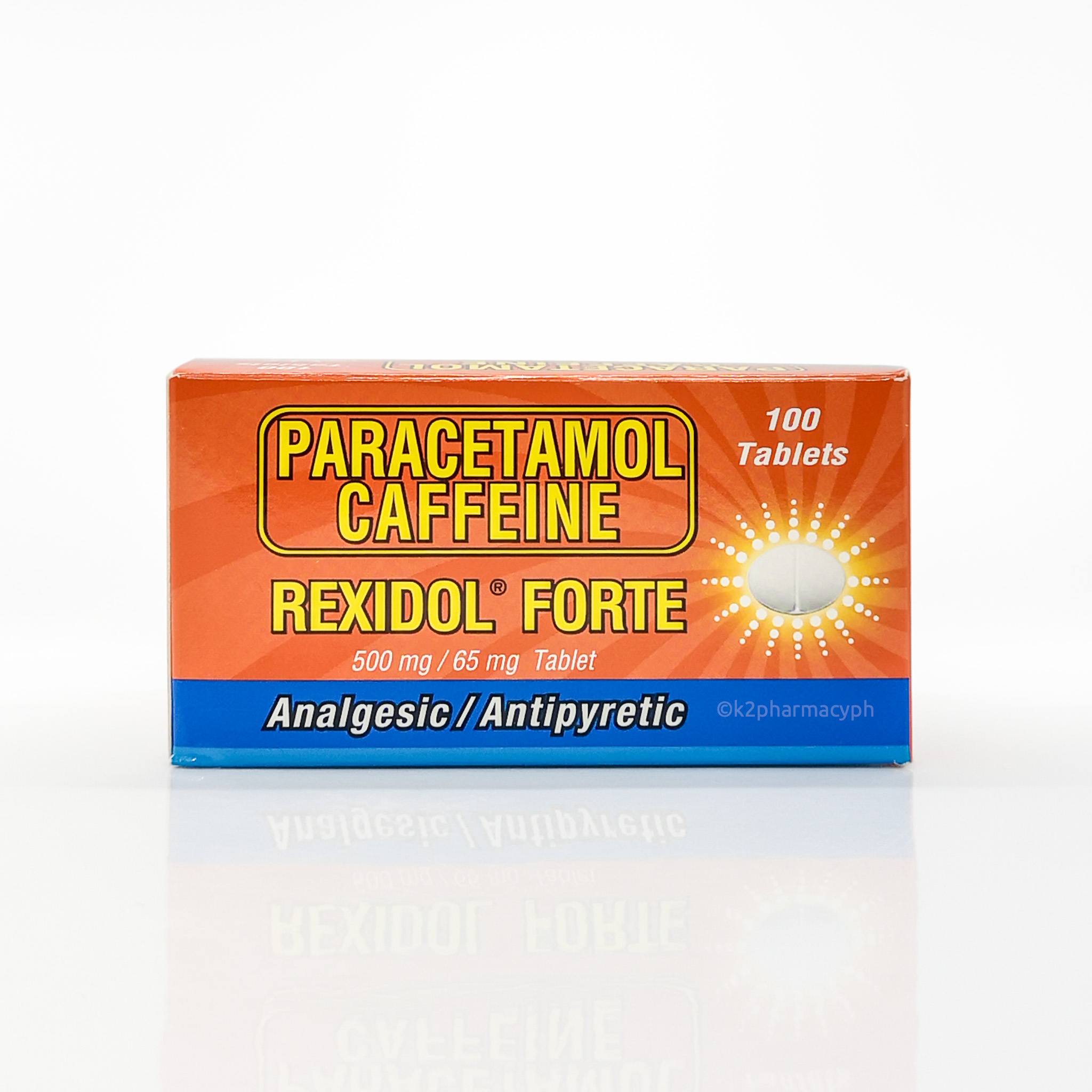 Paracetamol Caffeine Rexidol Forte at Mia Rooke blog