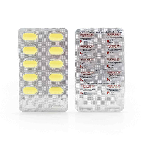 Risponz 3 Risperidone  3mg Film-Coated Tablet