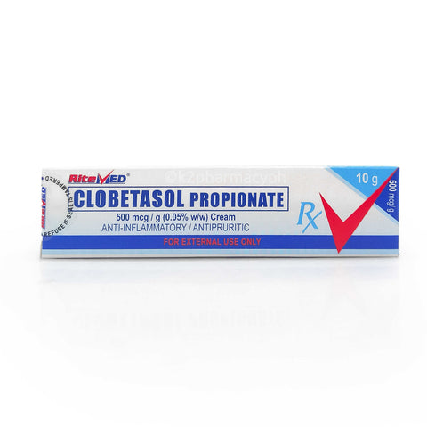 Ritemed® Clobetasol Propionate 500mcg / g (0.05% w/w) Cream 10g