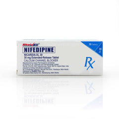 Ritemed® Nicardia-XL 30 Nifedipine 30mg Tablets