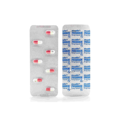 Ritemed® Pregabalin 75mg Capsules