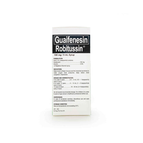 Robitussin® 100mg / 5mL