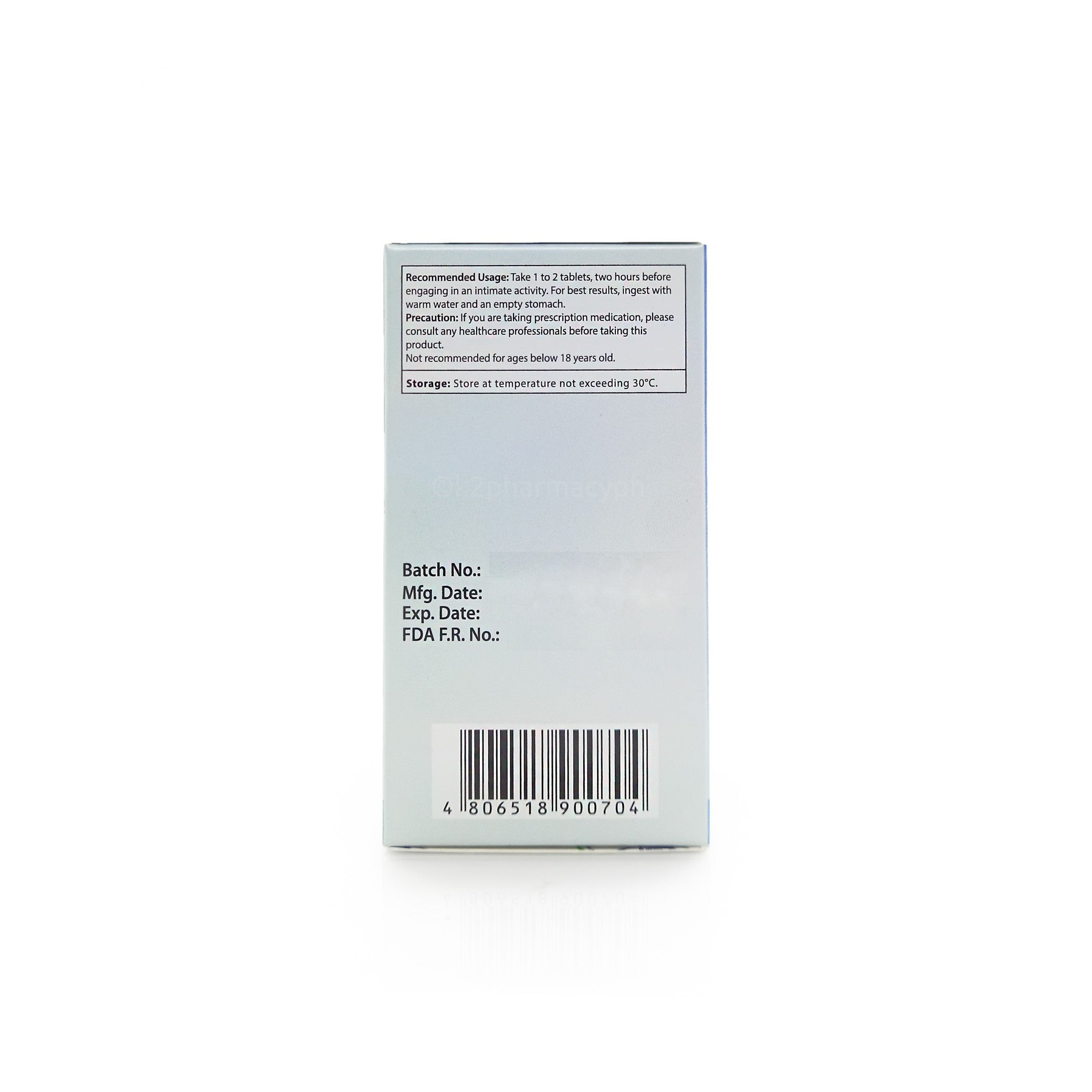 Robust Tablet Labels Robust 550mg Tablets 12's Pack