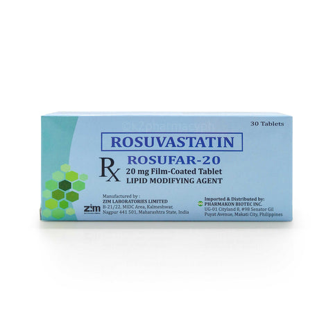 Rosufar - 20 Rosuvastatin 20mg Tablet