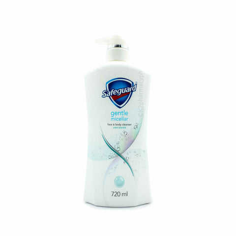 Safeguard ™ Gentle Micellar Face & Body Cleanser Unscented 720mL