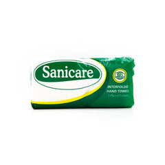 Sanicare Interfolded Hand Towels Tissue 175 Pulls