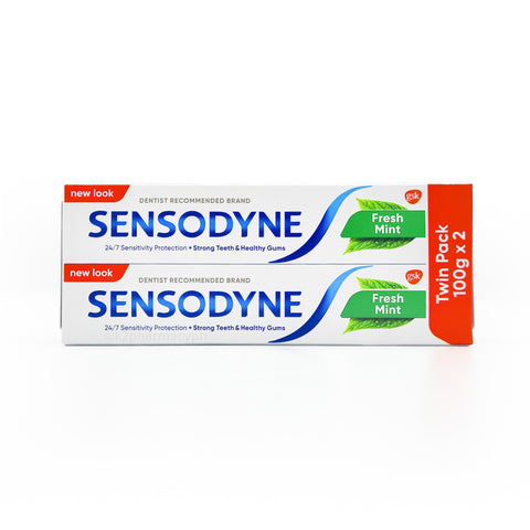 Sensodyne Fresh Mint Twin Pack 100g x 2