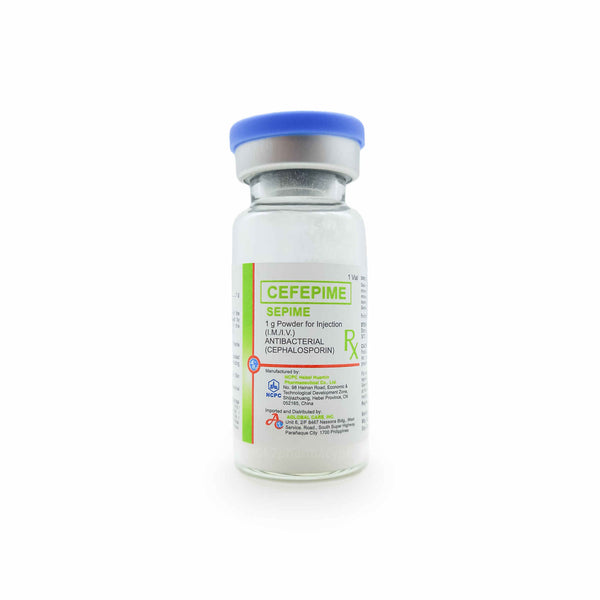 Sepime Cefepime
1g Powder for Injection (I.M./I.V.) 1 Vial