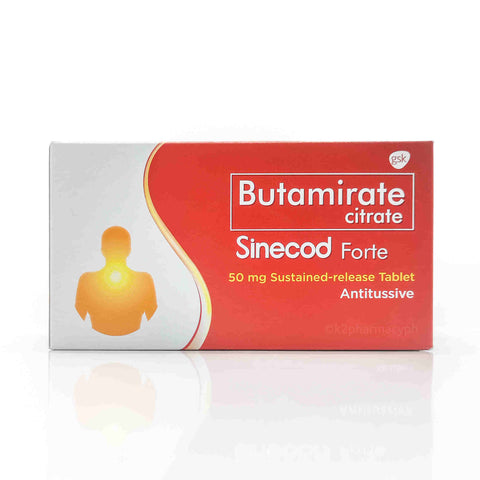 Sinecod Forte Butamirate Citrate 50mg