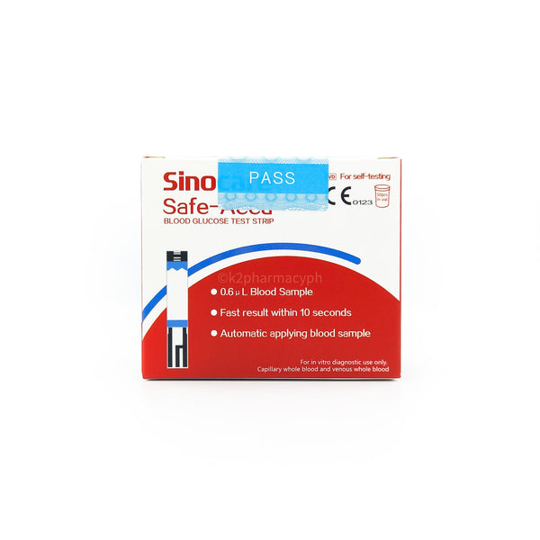 Sinocare Safe-Accu Blood Glucose Test Strips 50s