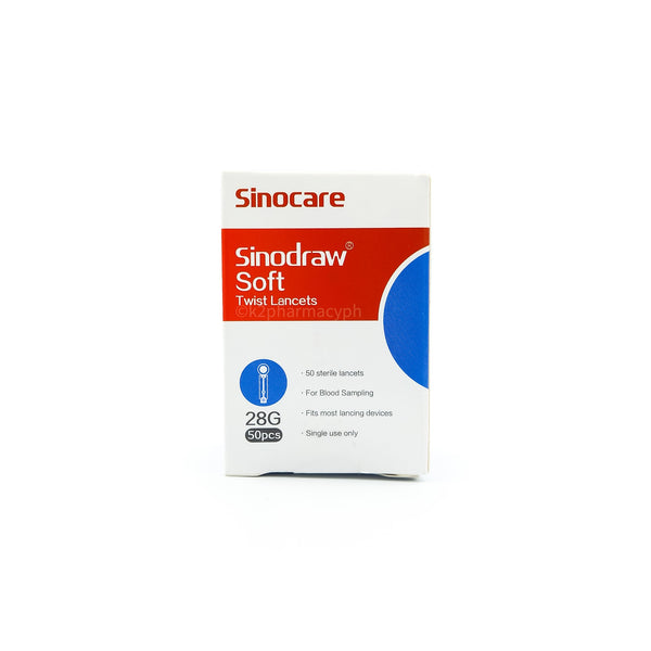 Sinocare Sinodraw® Soft Twist Lancets 50s